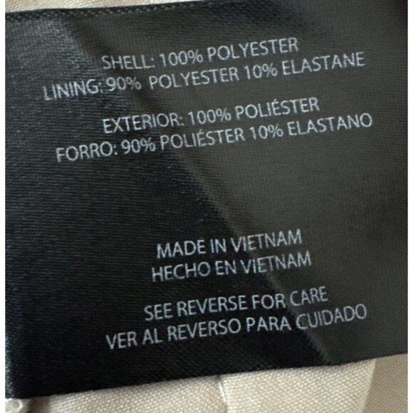 Banana Republic Womans  XXL Cream White Jacket Coat Snap Front Collar Pockets - Picture 7 of 10